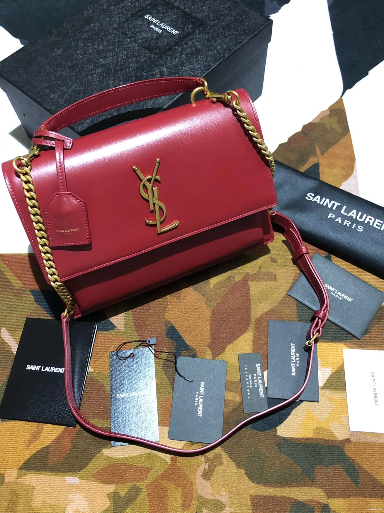 LEATHER SMOOTH SUNSET YSL SATCHEL MEDIUM IN 0721